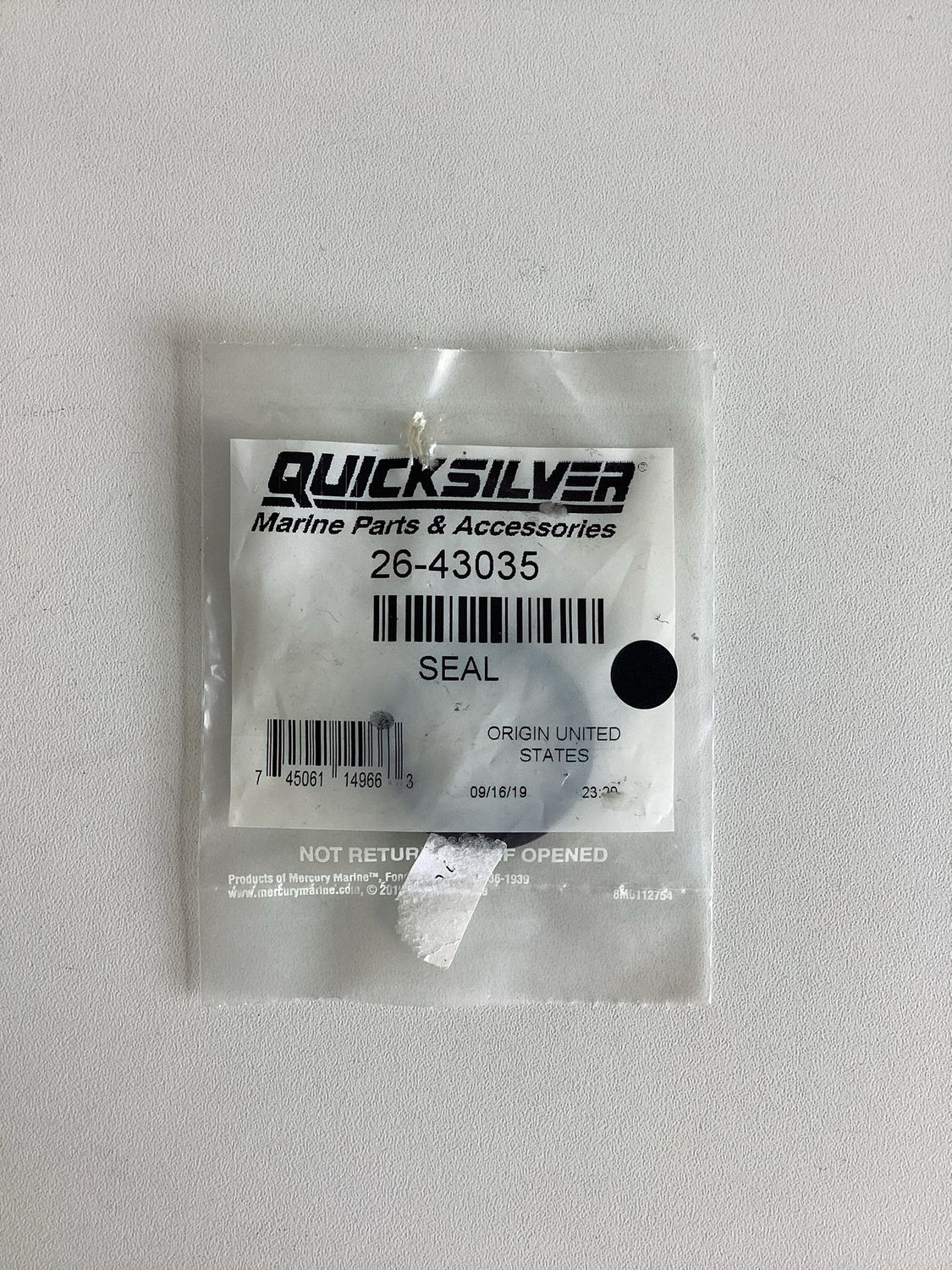 Quicksilver 43035 Seal