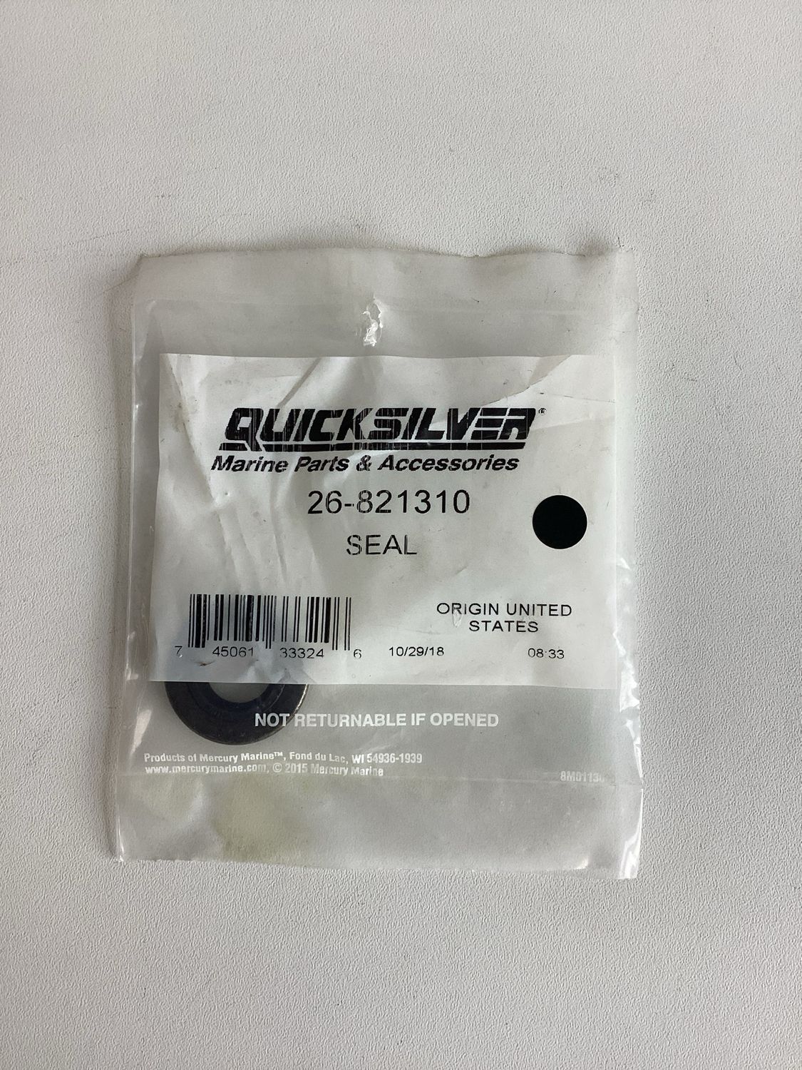 Quicksilver 821310 Seal