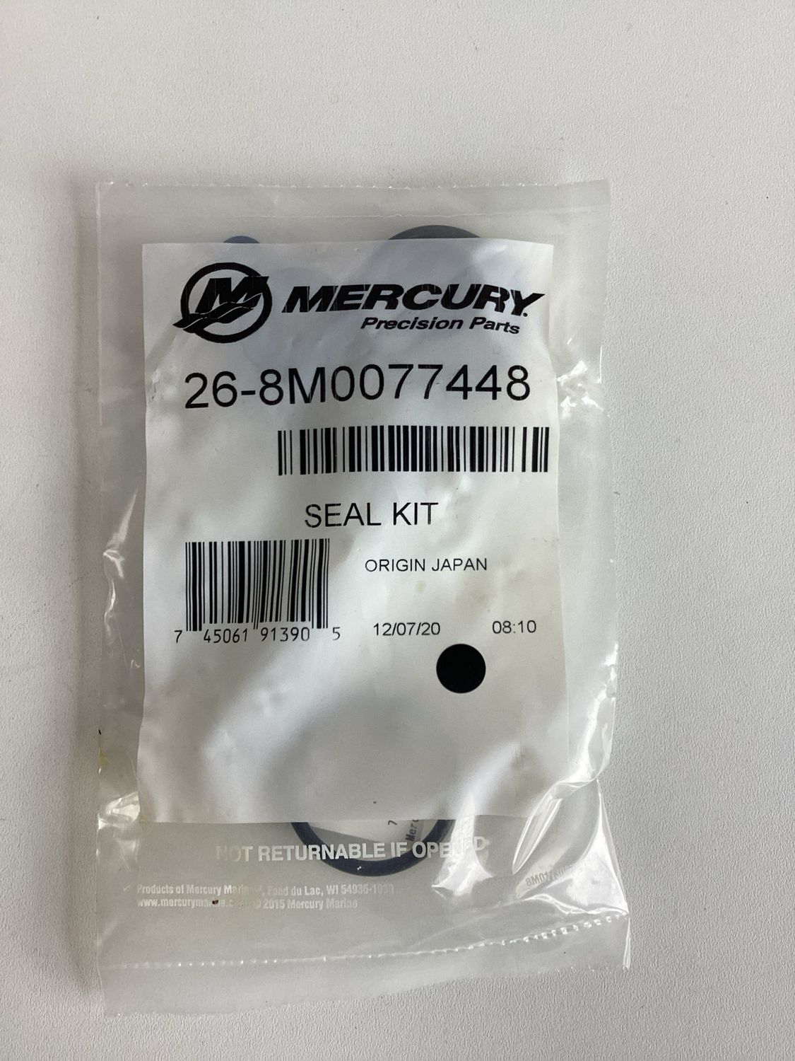 Mercury 8M0077448 Seal Kit