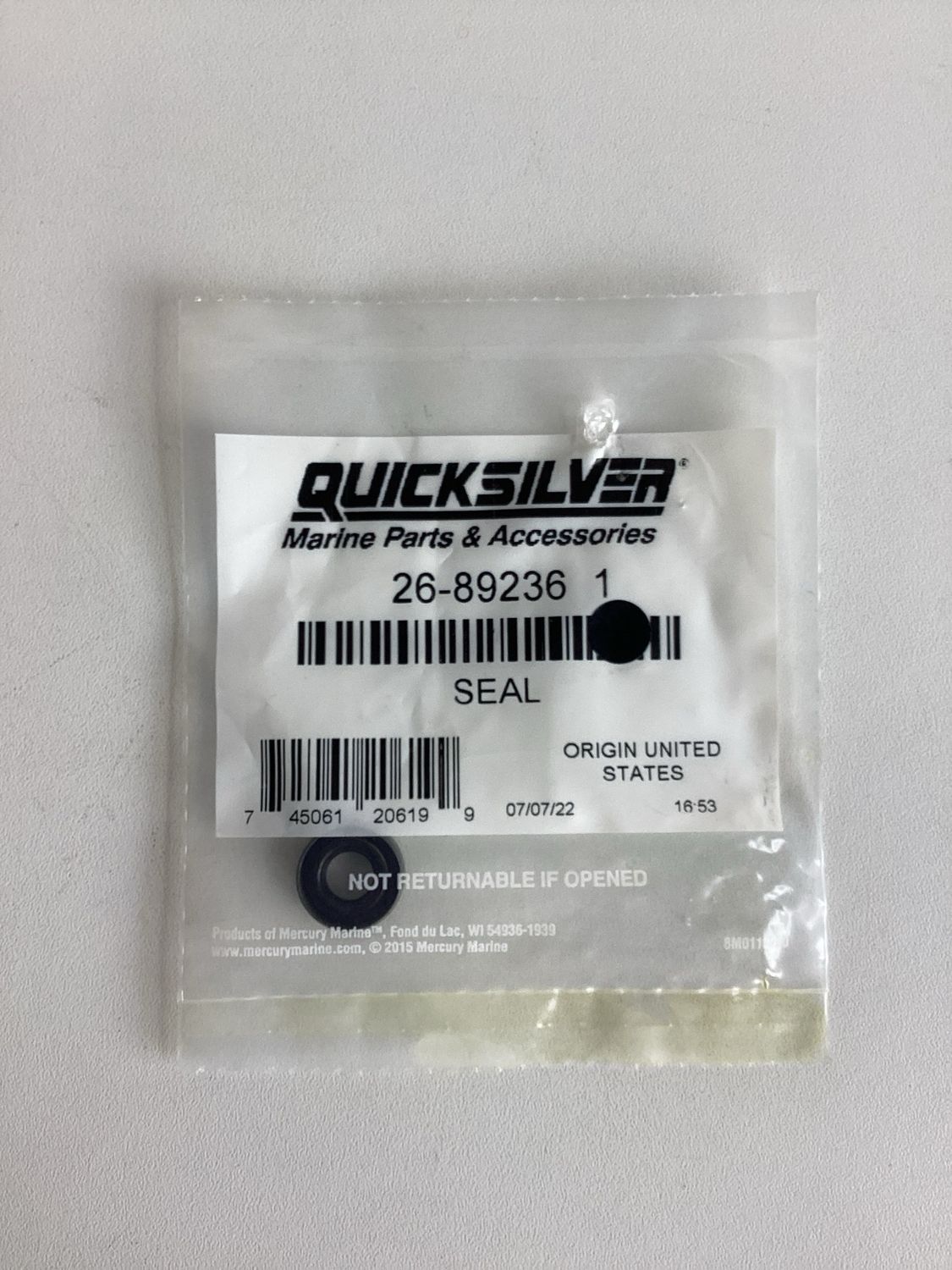 Quicksilver 892361 Seal