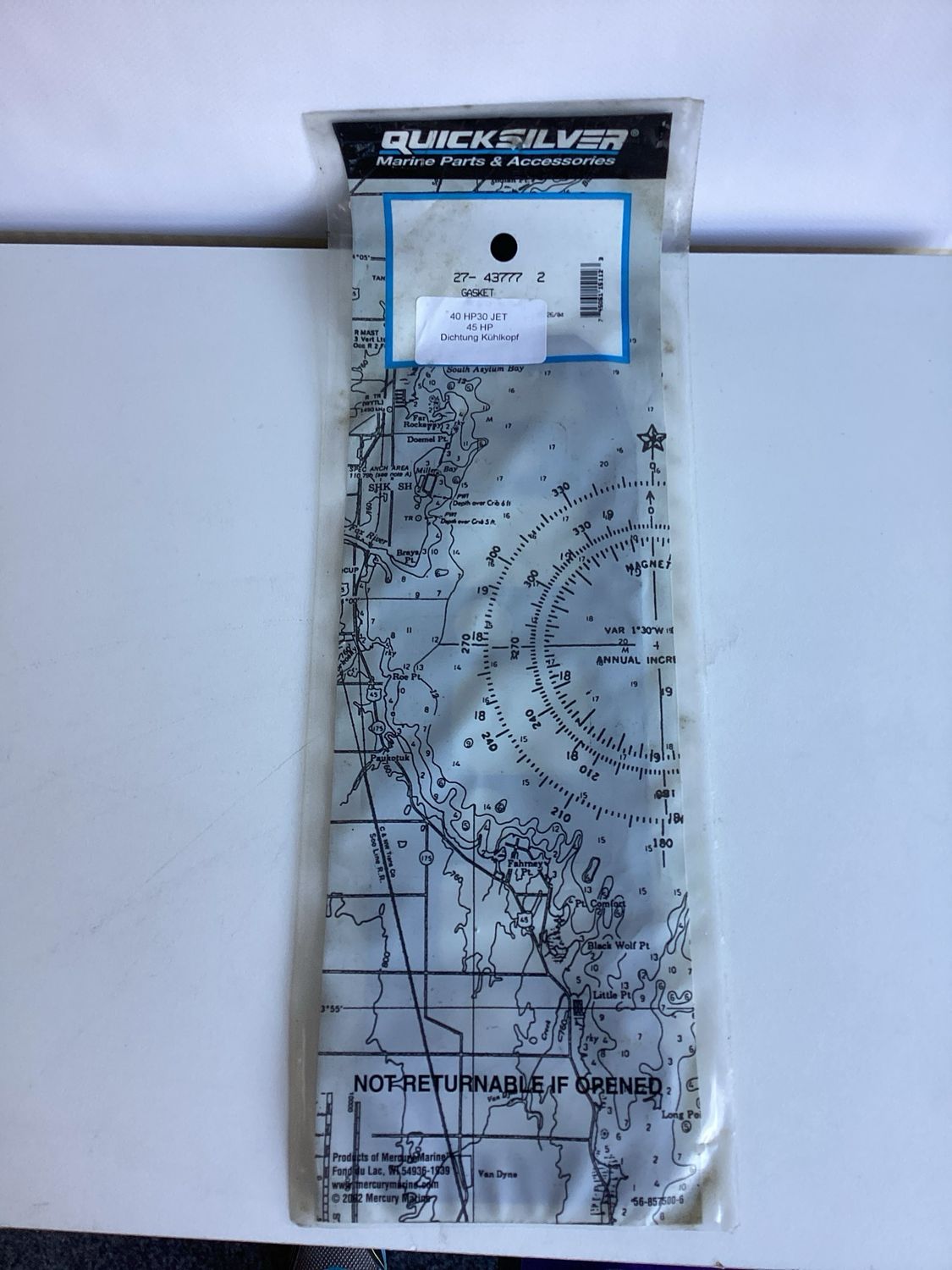 Quicksilver 437772 Gasket