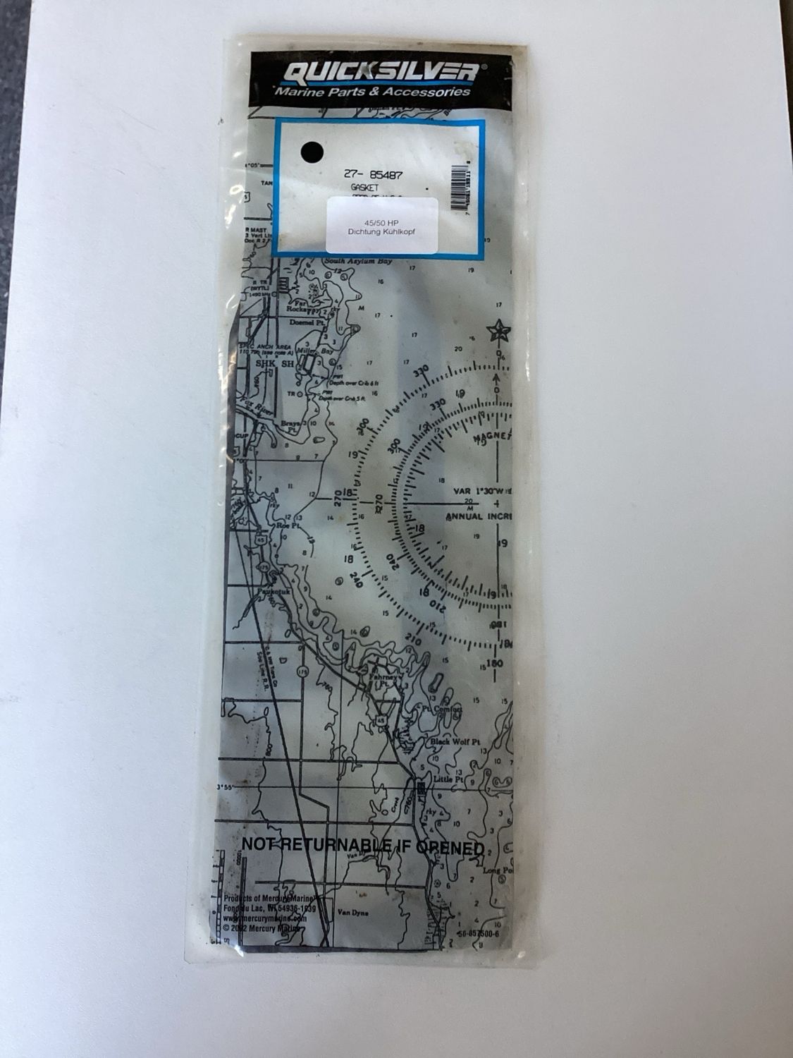 Quicksilver 85487 Gasket