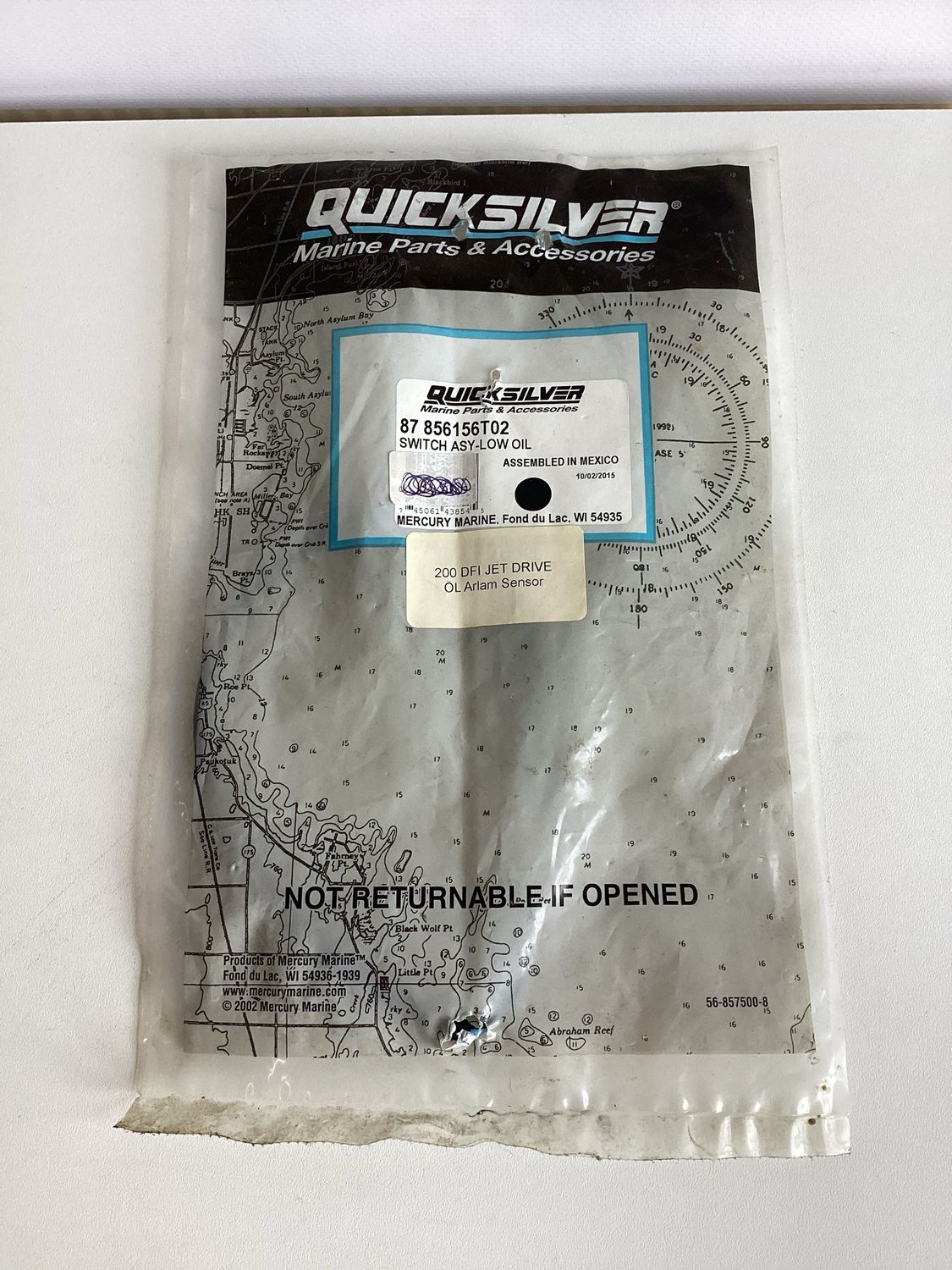 Quicksilver 856156T02 Switch Asy- Low Oil