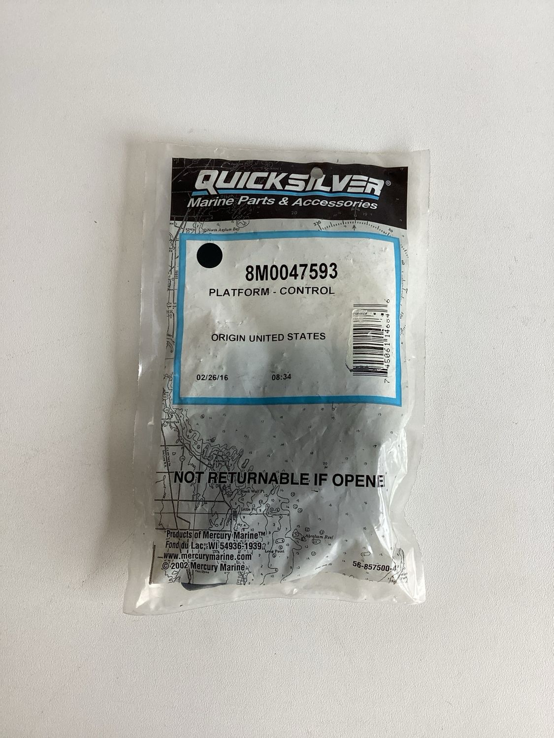 Quicksilver 8M0047593 Platform-Control