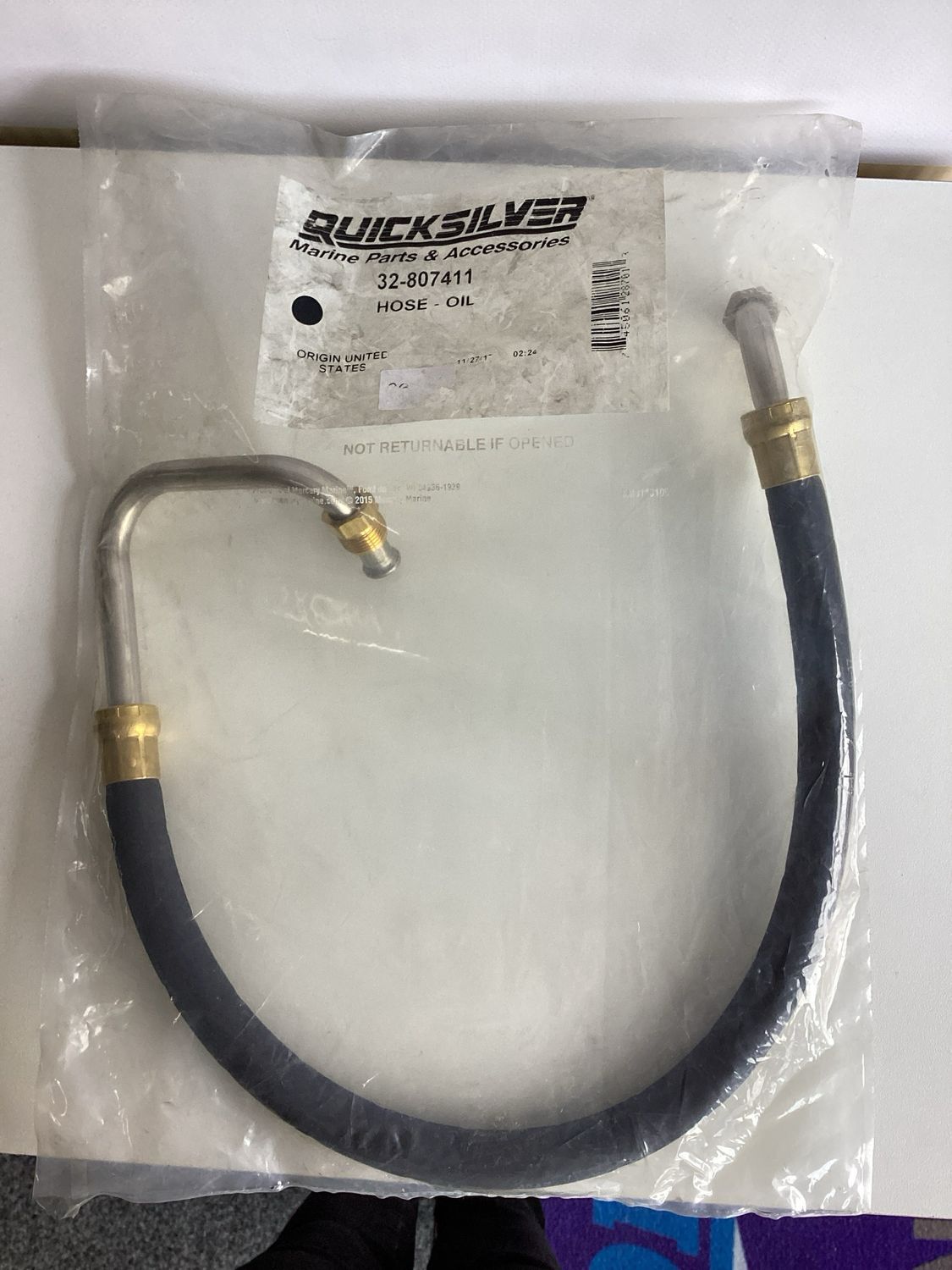 Quicksilver 807411 Hose-Oil
