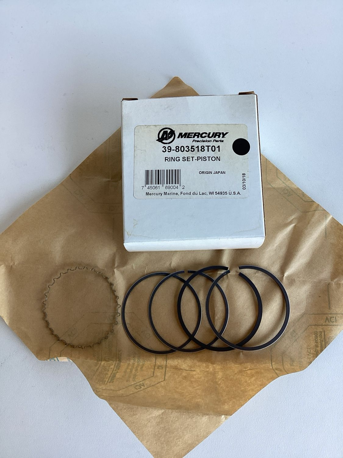 Mercury 803518T01 Ring Set-Piston