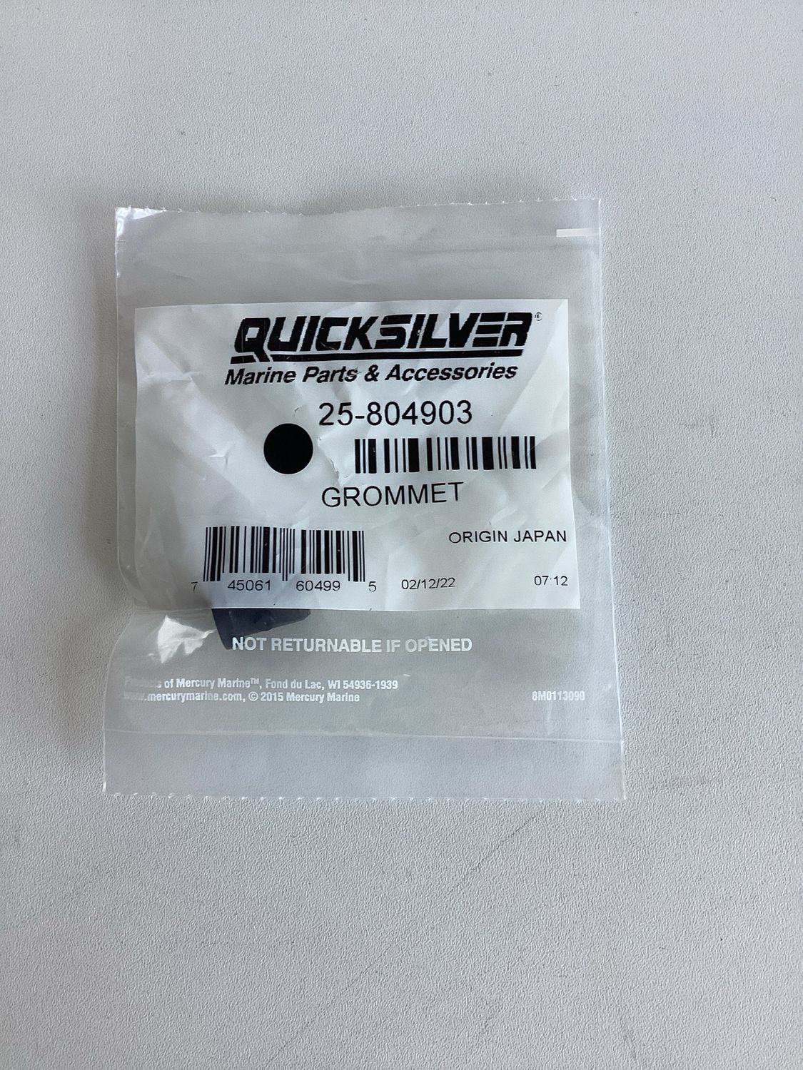 Quicksilver 804903 Grommet