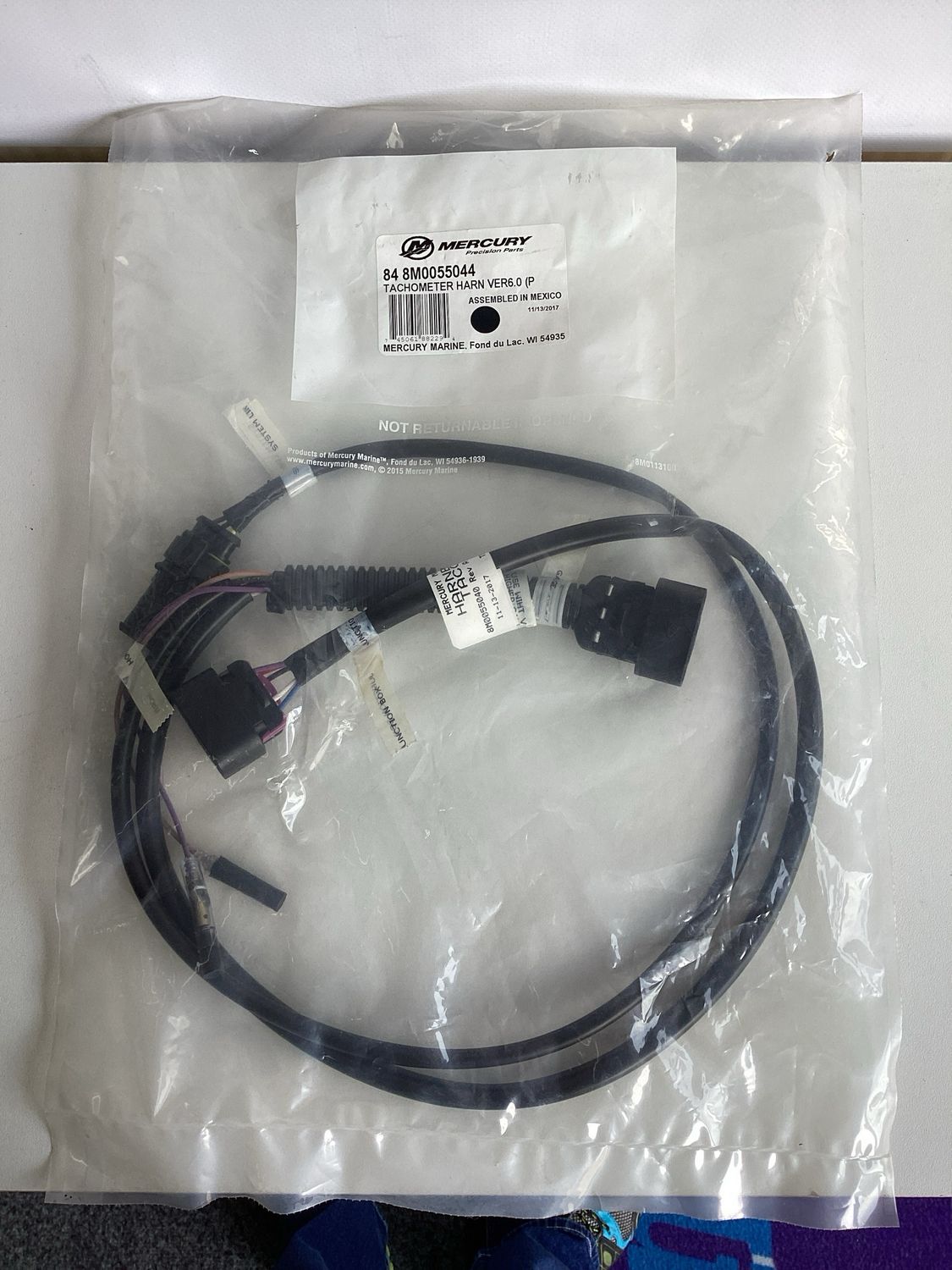 Mercury 8M0055044 Tachometer Harn Ver 6.0