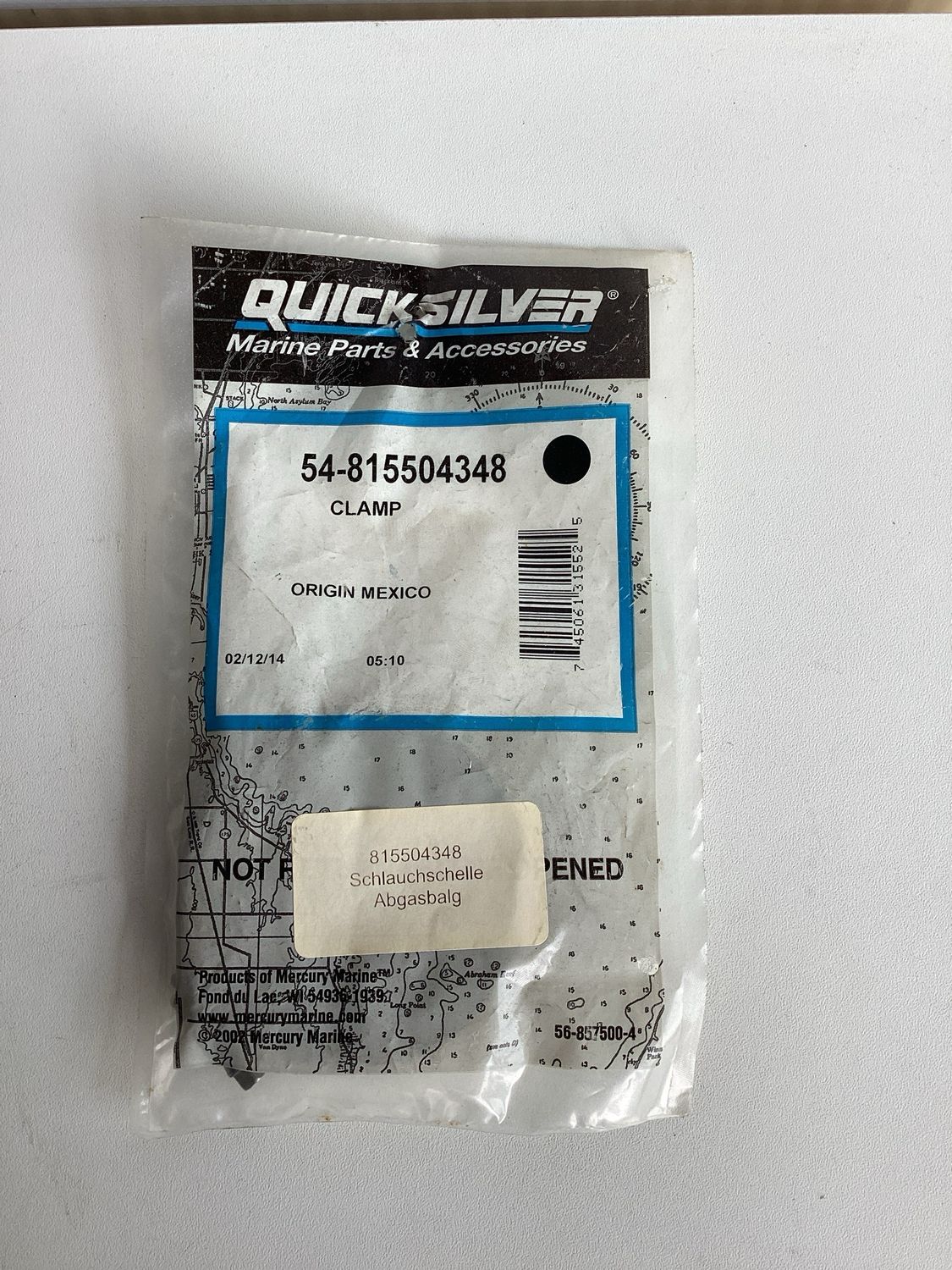 Quicksilver 815504348 Clamp