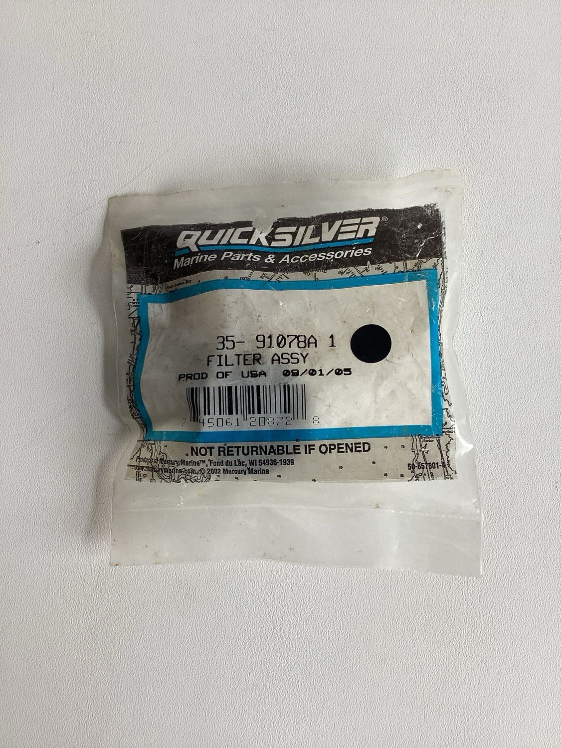 Quicksilver 91078A1 Filter Assy