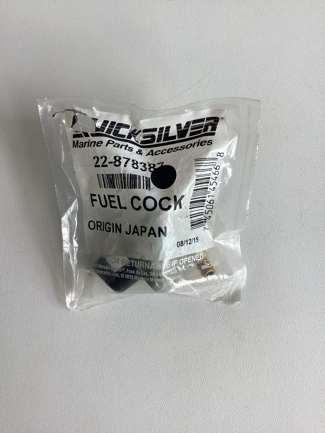 Quicksilver 878387 Fuel Cock