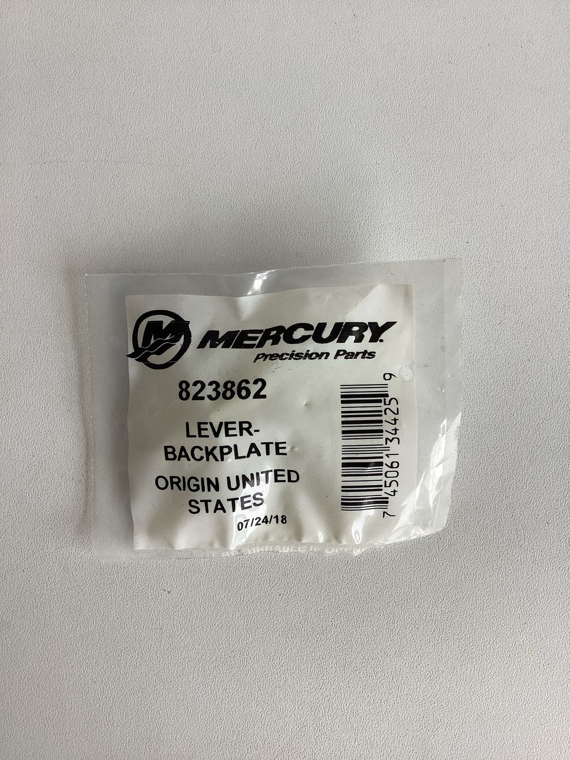 Mercury 823862 Lever-Backplate