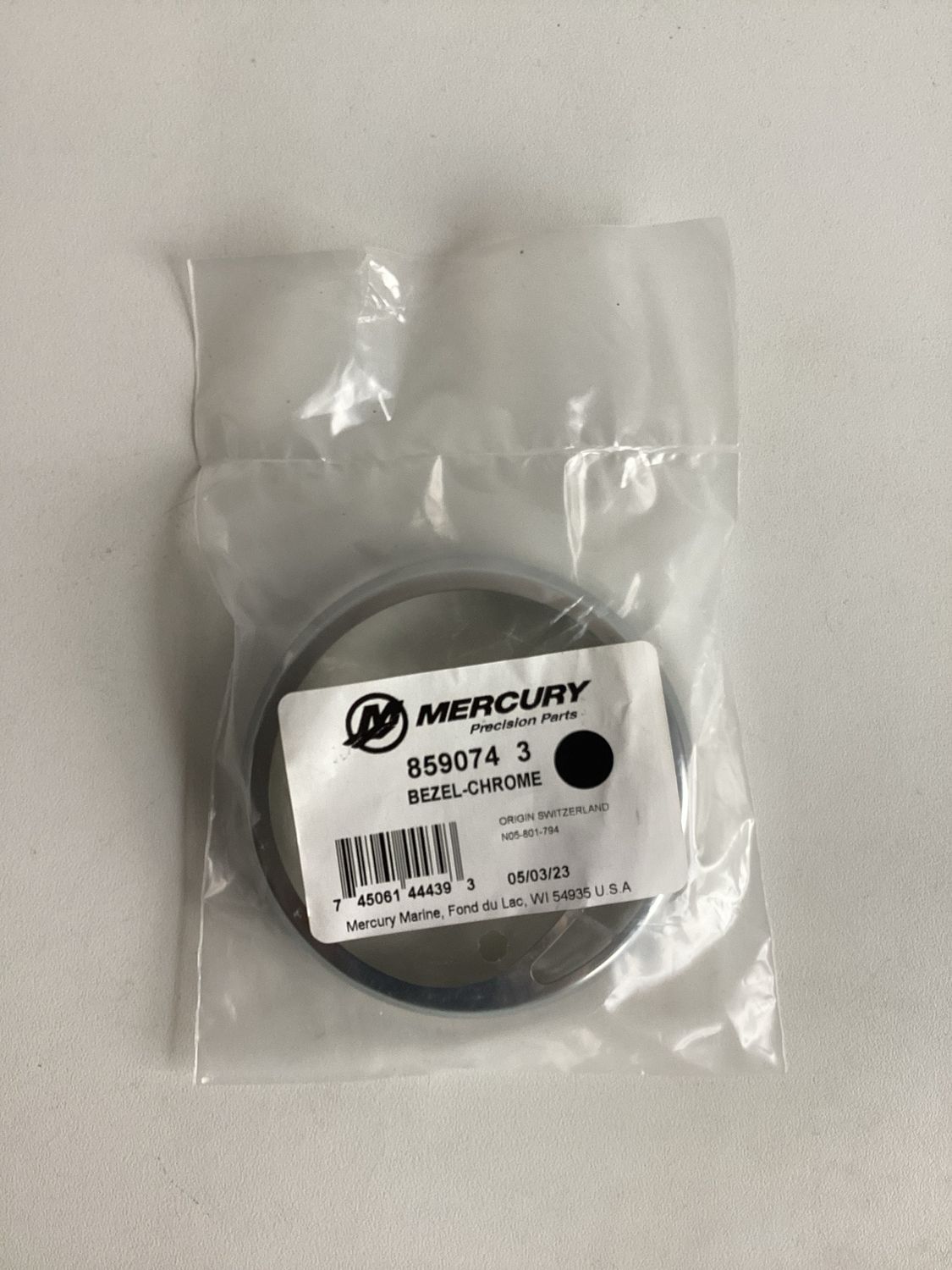 Mercury 8590743 Bezel Chrome
