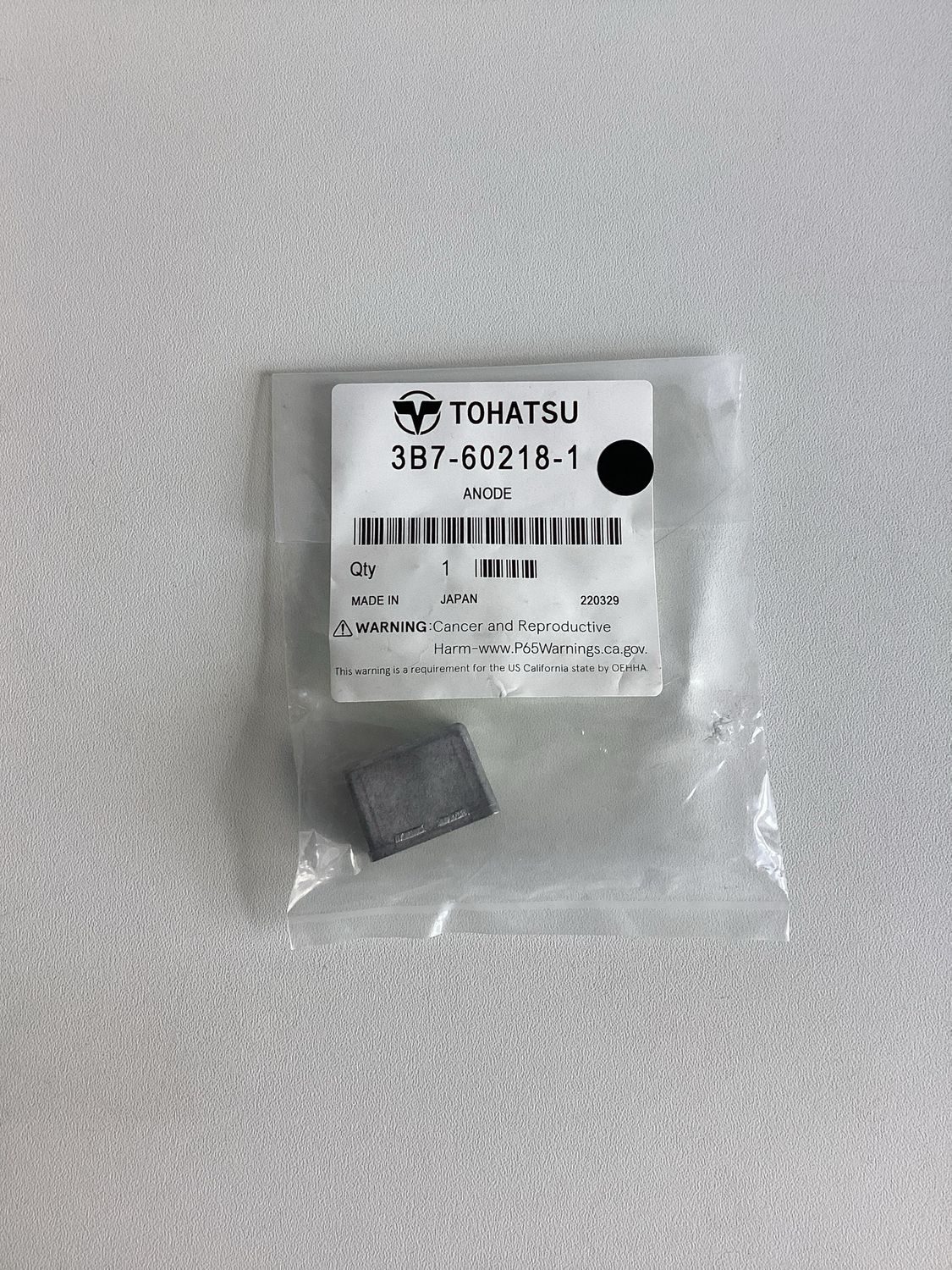 Tohatsu 3B7-60218-1 Anode