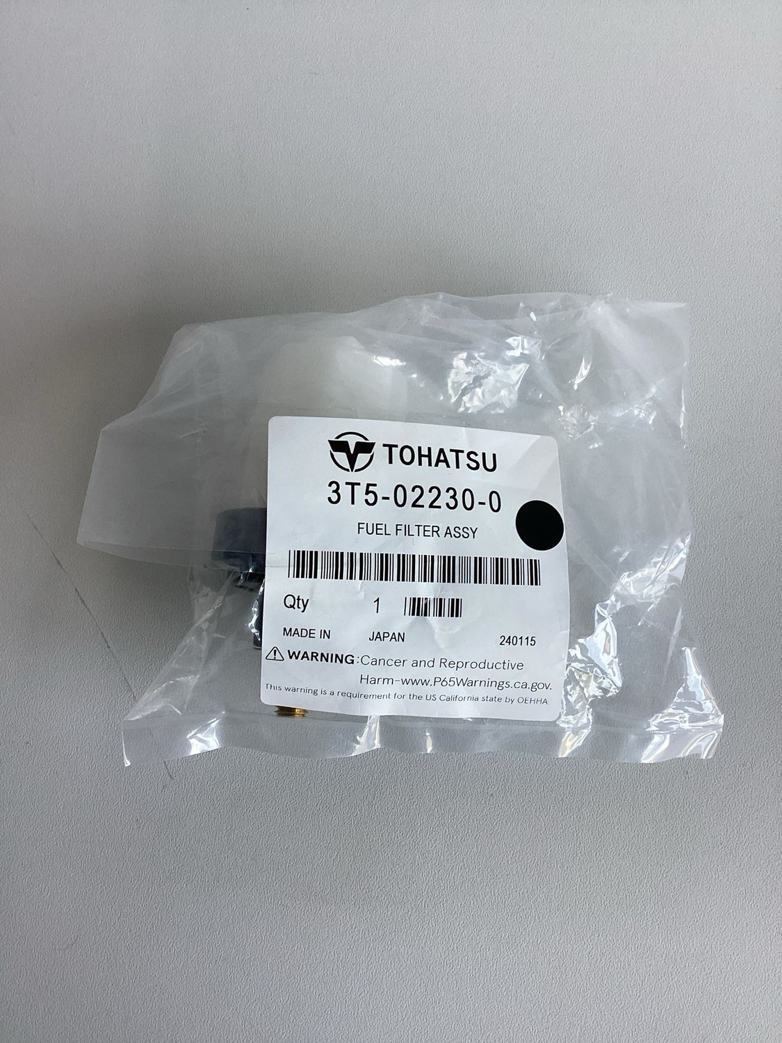 Tohatsu 3T5-02230-0 Fuel Filter Assy
