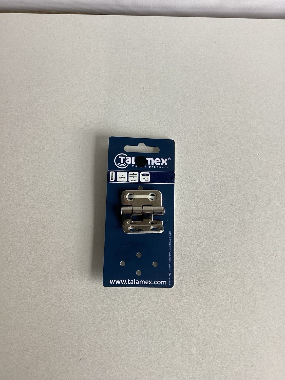 Talamex 43803034 Scharnier Edelstahl 34x38,5x2mm