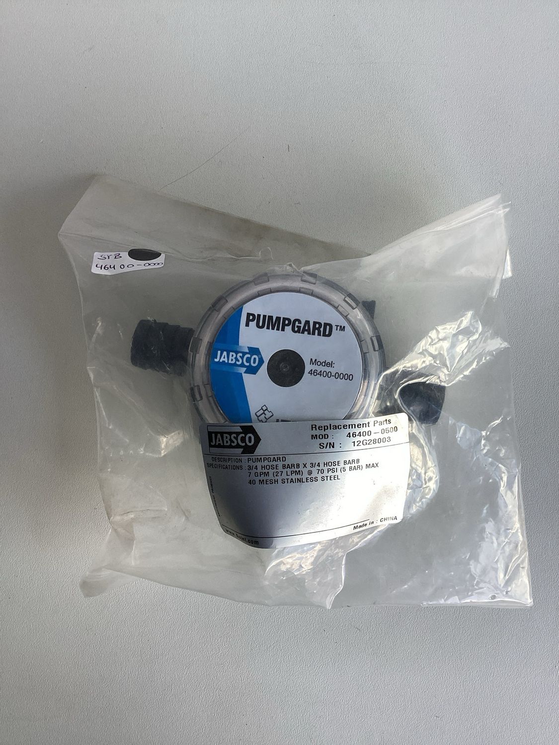 Jabsco 46400-0000 Pumpgard