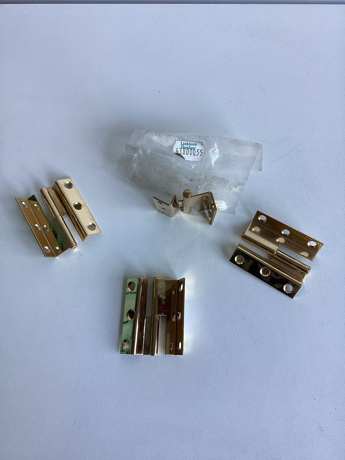 Normenscharnier 5,5cm lang vermessingt