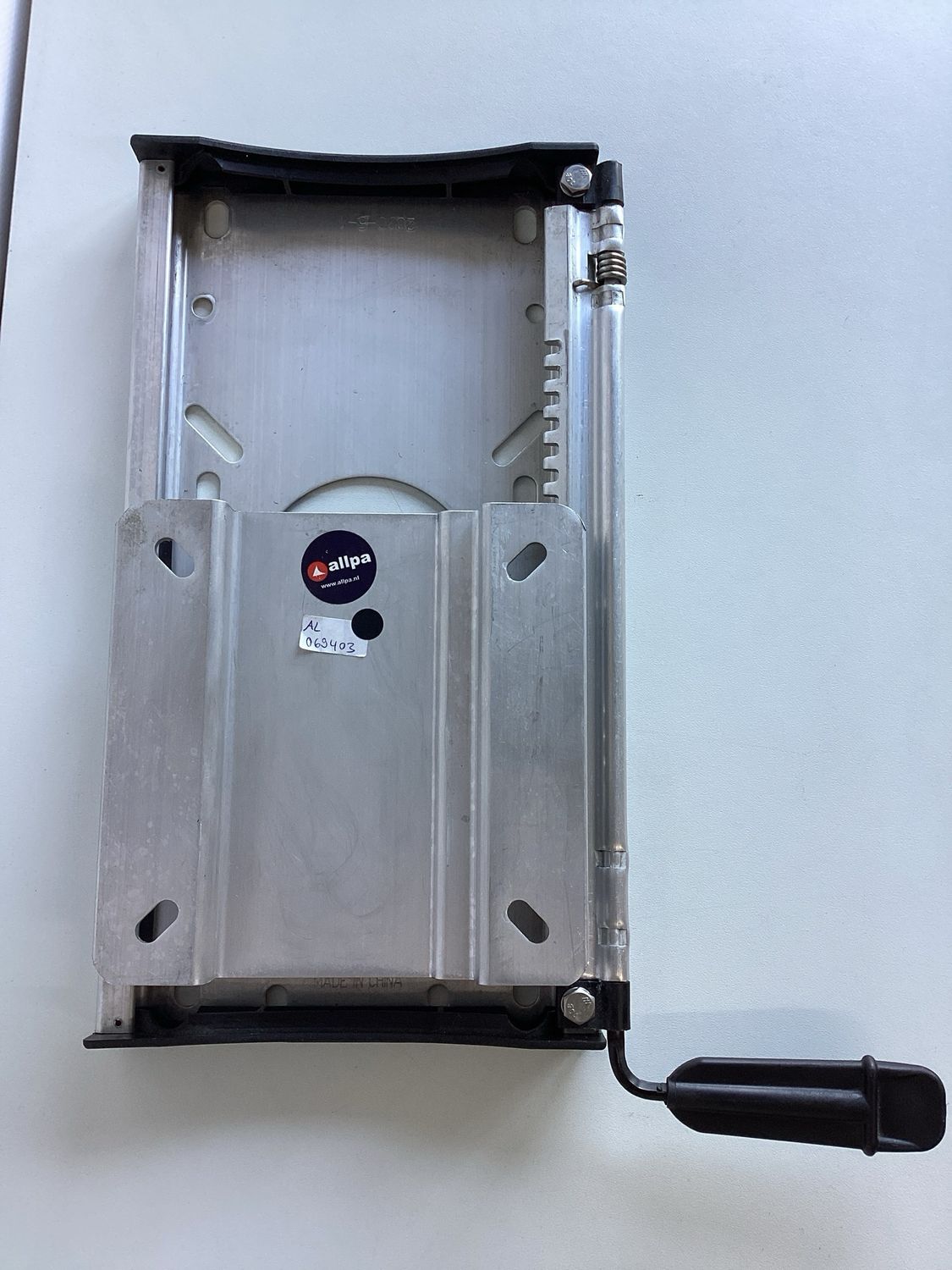 Allpa 9069403 Aluminium Universeller Schlitten mit 12 Positionen