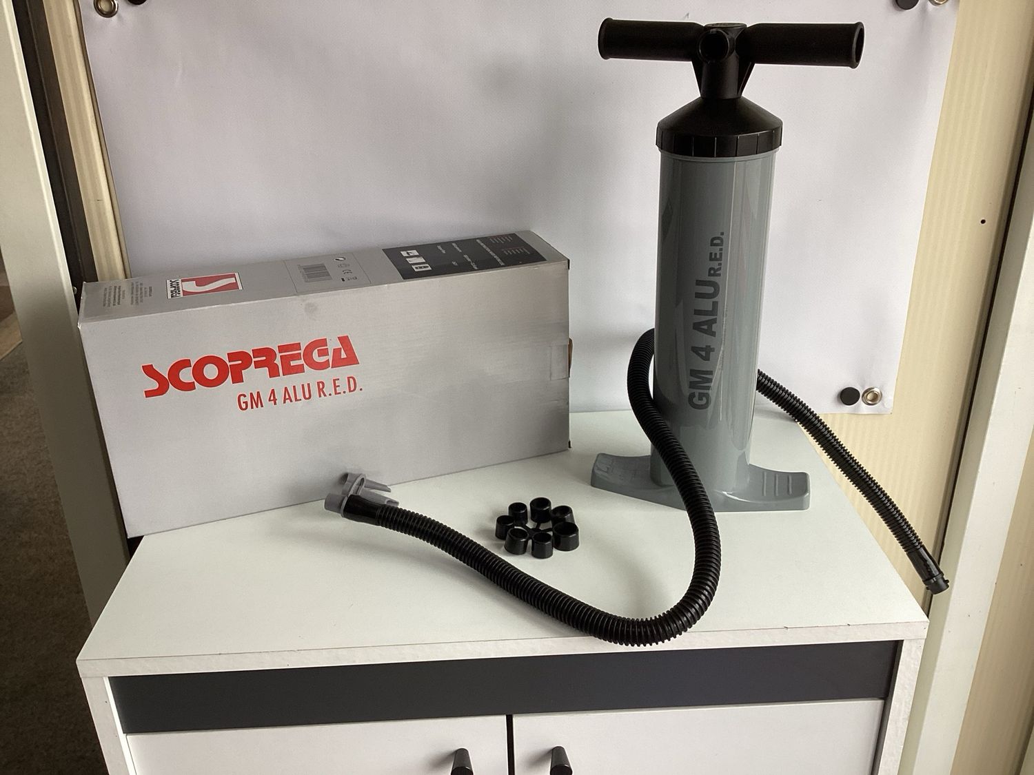 Doppelhub-Handpumpe GM4 Alu R.E.D Luftpumpe