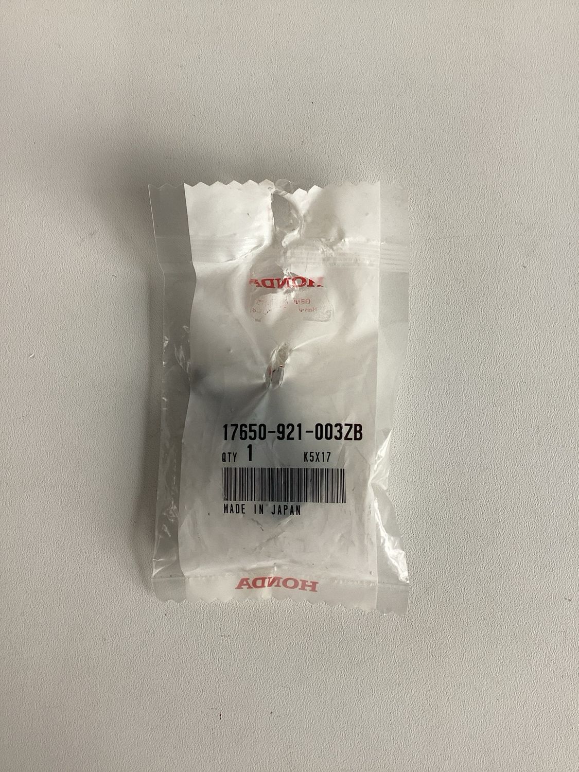 Honda 17650-921-003ZB Connector