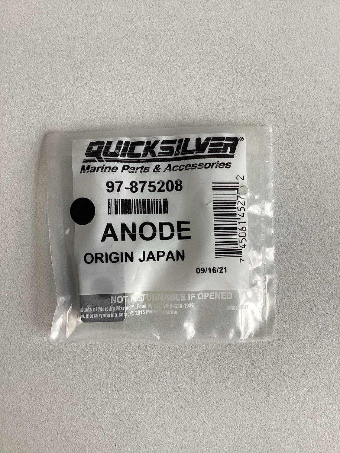 Quicksilver 875208 Anode