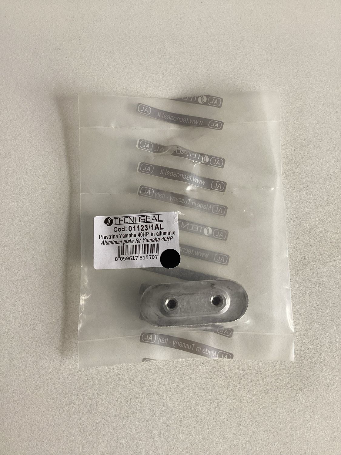Tecnoseal TS-01123-1AL Alu Anode für Yamaha 40PS