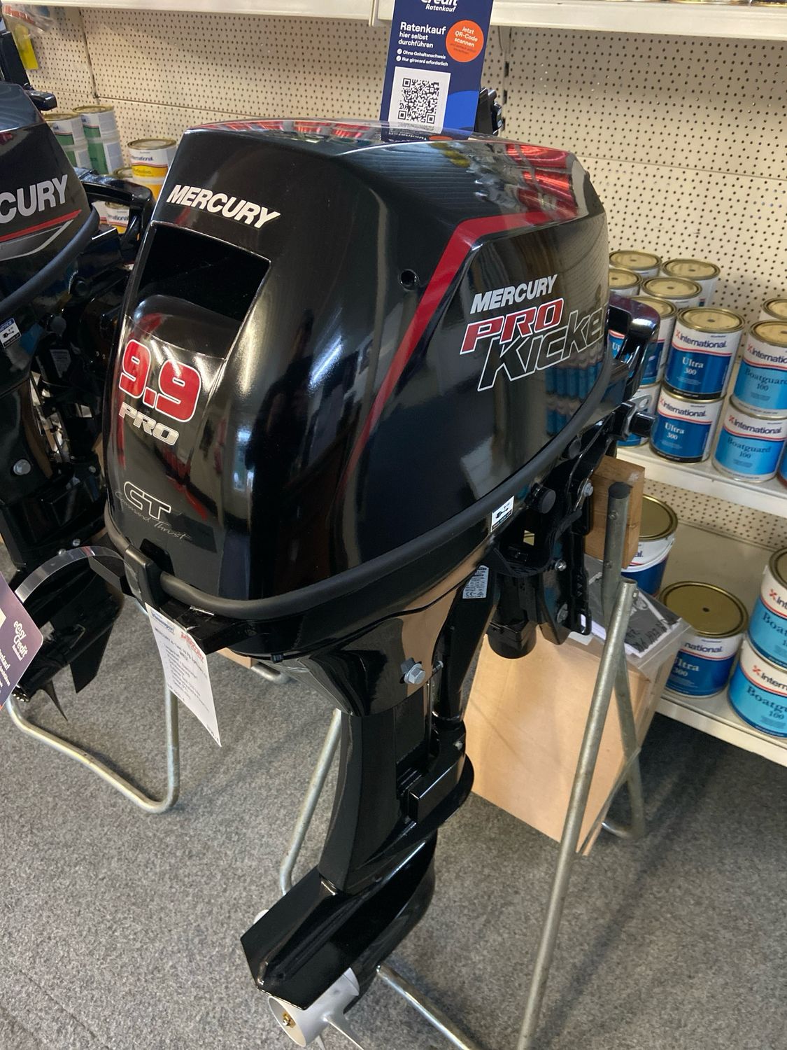 NEU Mercury F9,9ELHPTCT ProKicker 4-Takter, E-Start PT , Pinne