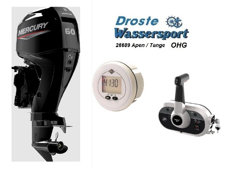 Mercury F60 ELPTCT EFI 60PS 4-Takter, Langschaft, Powertrim, CT-Getriebe