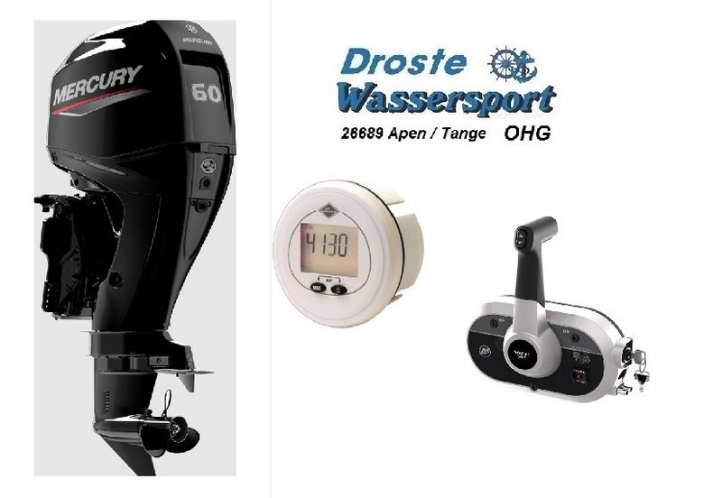Mercury F60 ELPTCT EFI 60PS 4-Takter, Langschaft, Powertrim, CT-Getriebe