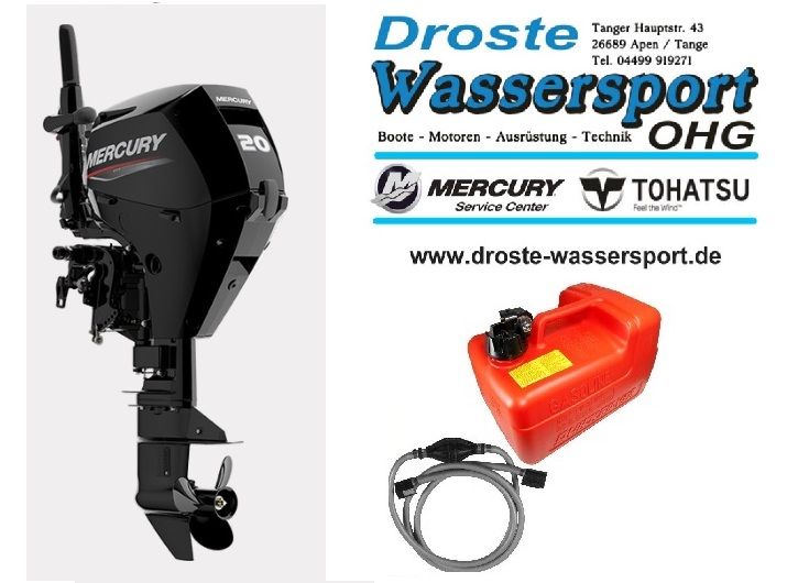 Mercury F20MH EFI 15PS 4-Takter, Kurzschaft, Pinne