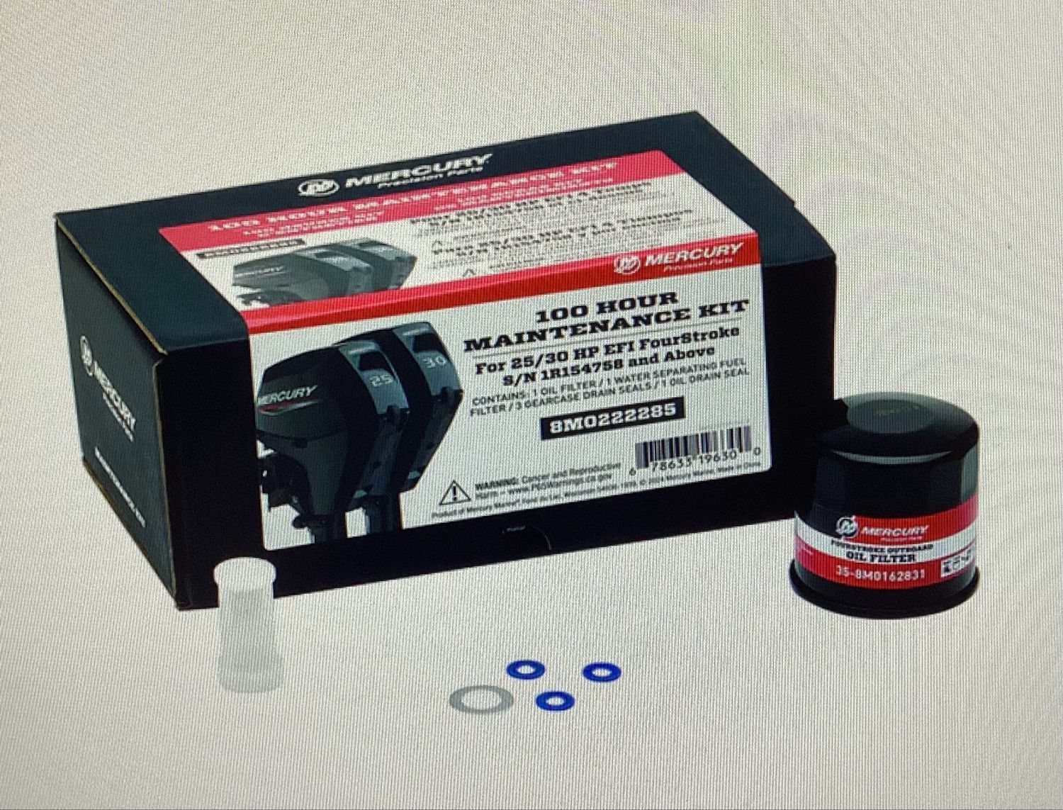 Mercury 8M0222285 100h Service-Kit 25/30 EFI