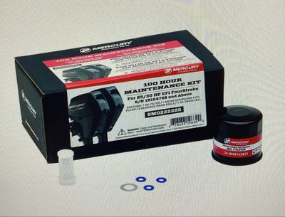 Mercury 8M0222285 100h Service-Kit 25/30 EFI
