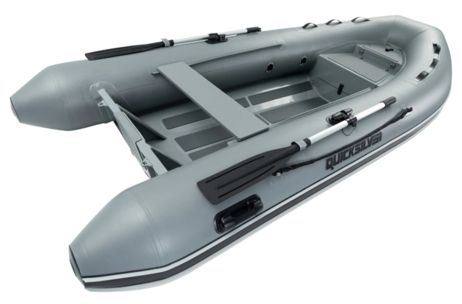 Schlauchboot Quicksilver 350 Alu RIB, grau / weiß