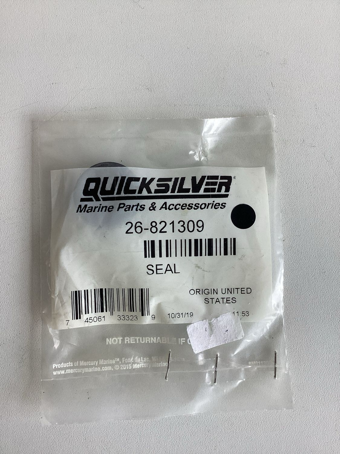 Quicksilver 821309 Seal