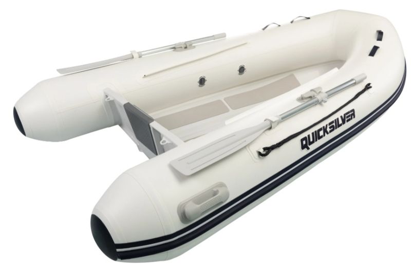 Schlauchboot Quicksilver 290 Alu RIB, grau / weiß