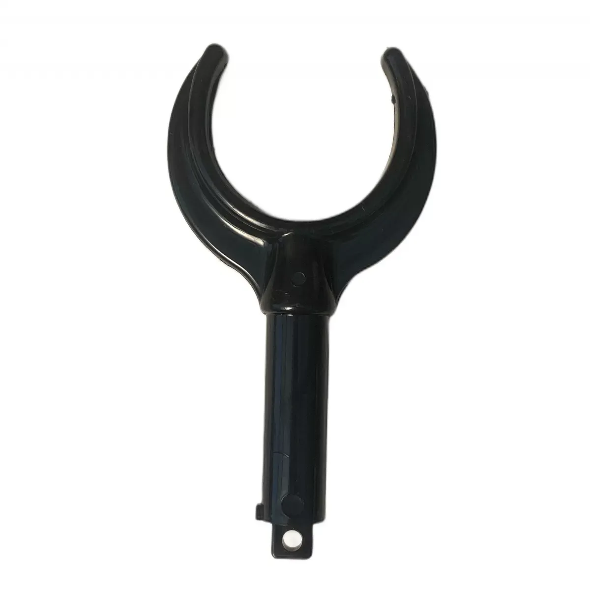 Plastimo Rudergabel Dollen 16539 für max. 57mm Ruder, Schaftlänge ca. 63mm, Schaftdurchmesser ca. 17mm, Gesamtlänge ca. 150mm schwarz aus Kunststoff