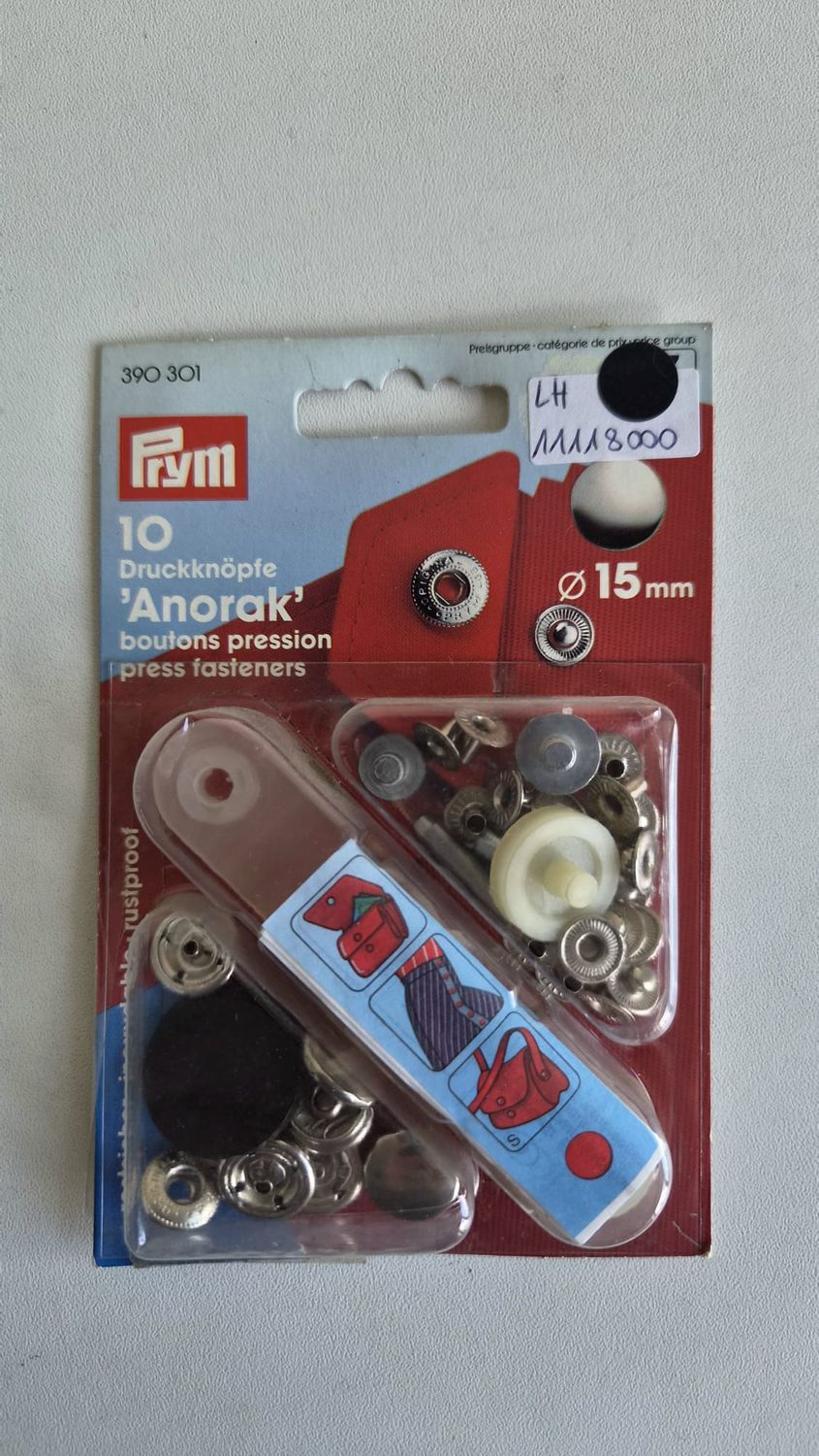 Prym-Druckknöpfe 10Stk. 15mm