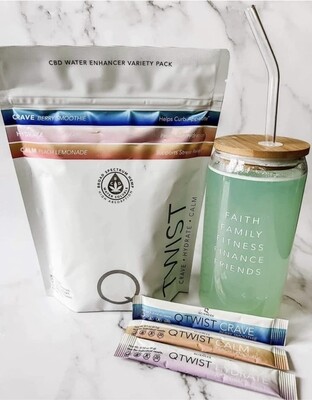 CBD Water Enhancers with Color Changing Tumbler