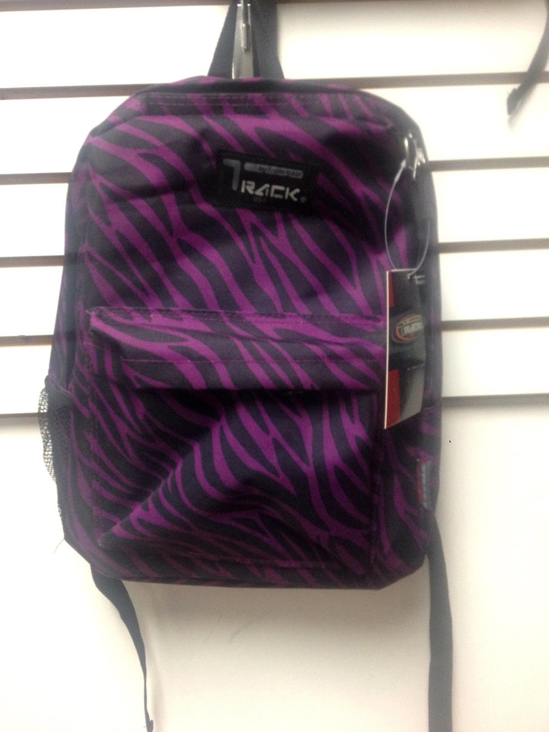Purple Zebra Backpack School Pack Bag TB205