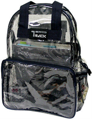CLEAR Backpack Black Trim TC001