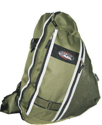 Messenger Sling Body Bag Backpack One Strap Olive TT303