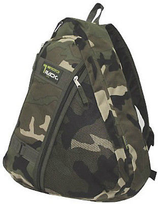 Green Camo Messenger Sling Body Bag Backpack One Strap  TT303