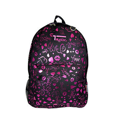 PINK Hearts Lips Backpack School Pack Bag TB205