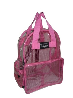 CLEAR Backpack Royal Pink TC001