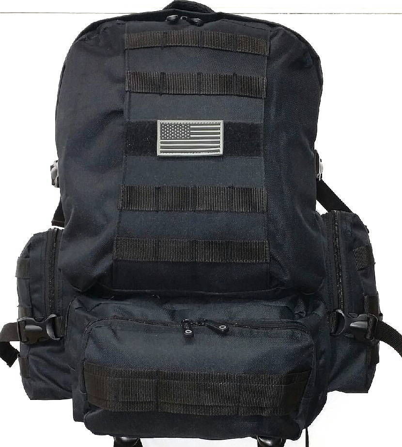 Military-Molle-Assault-Tactical-Backpack-Black-Large-Rucksack-Backpack-RT-508