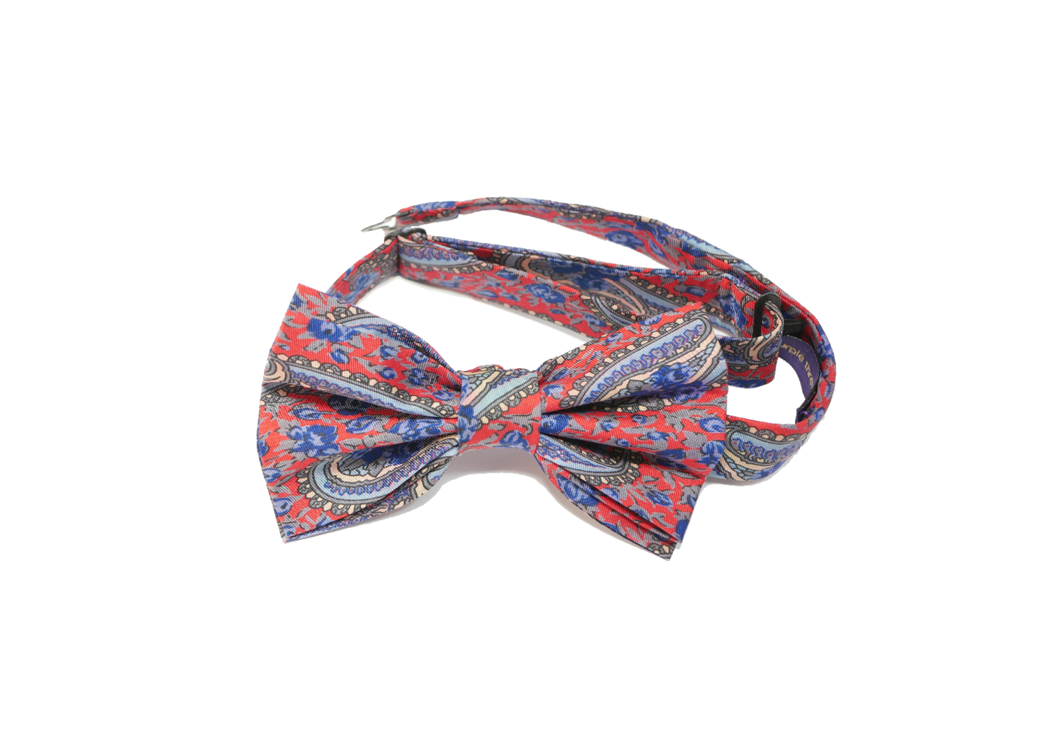 Bow Tie Paisley Red