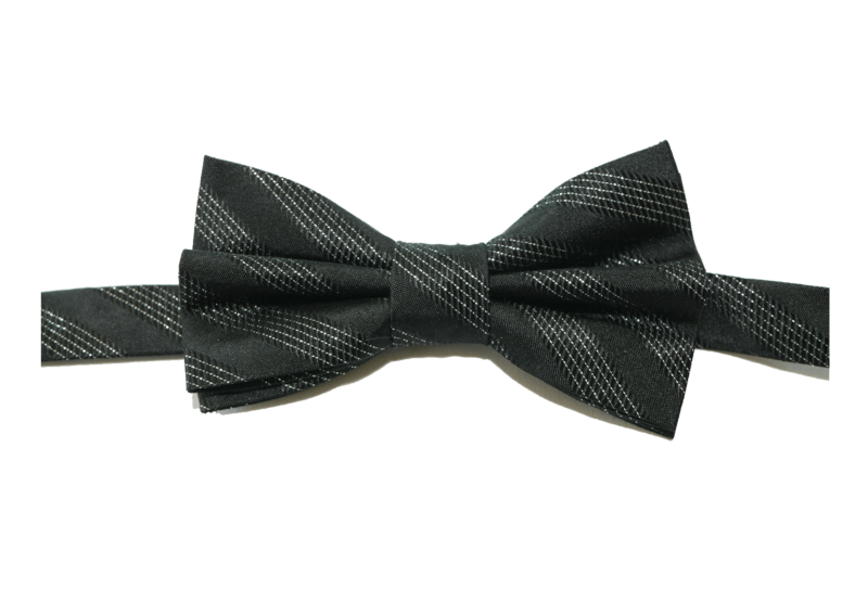 Bow Tie Silver Glamour
