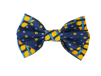 Clip Bow Mellow Yellow Flowers