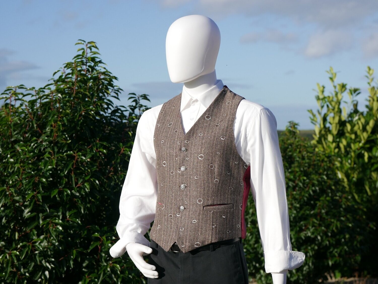 Waistcoat Silver Snow